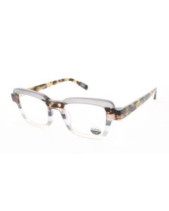 Eyebobs 3404-74-1.75 Eyeglasses BLUE/GREY-STRIPED/TORTOISE 46mm
