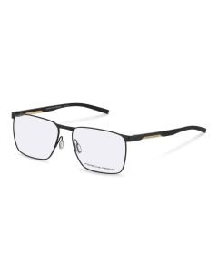 PORSCHE DESIGN OPTICAL P8776 Eyeglasses BLACK/GOLD (A000) 58mm