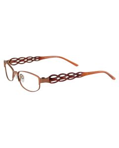 EASYCLIP EC227 Eyeglasses 010 Satin Brown 52mm