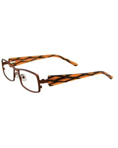 EASYCLIP EC236 Eyeglasses 010 Satin Brown 51mm