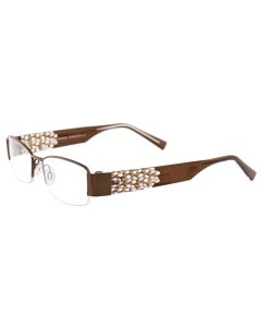 EASYCLIP EC254 Eyeglasses 010 Satin Brown 48mm