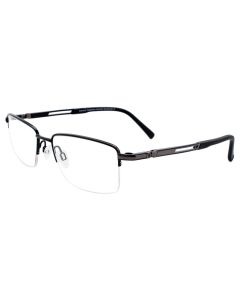 EASYCLIP EC408 Eyeglasses 090 Satin Black 53mm