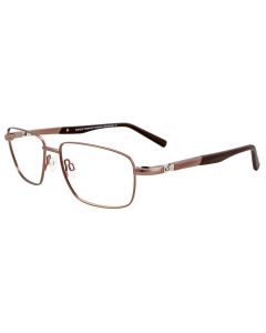 EASYCLIP EC411 Eyeglasses 010 Satin Brown 55mm