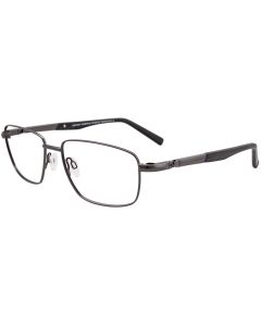 EASYCLIP EC411 Eyeglasses 020 Satin Gunmetal 55mm