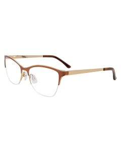 EASYCLIP EC407 Eyeglasses 010 Copper & Shiny Gold 53mm