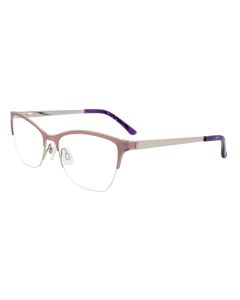 EASYCLIP EC407 Eyeglasses 030 Light Pink & Shiny Silver 53mm