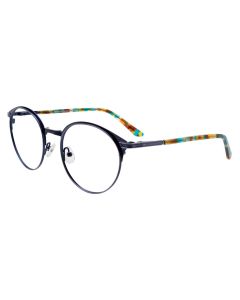EASYCLIP EC422 Eyeglasses 050-Satin-Dark-Blue 51mm