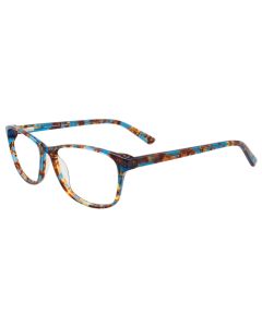 EASYCLIP EC426 Eyeglasses 050-Blue-&-Brown 53mm