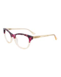 PARADOX P5030 Eyeglasses 010 Dark Brown & Raspberry Marb & Light Crystal Yellow 52mm