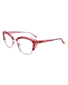 PARADOX P5041 Eyeglasses 030 Shiny Light Pink & Pink Crystal & Brown 52mm