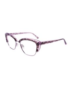 PARADOX P5041 Eyeglasses 080 Shiny Lilac & Purple Crystal & Grey 52mm