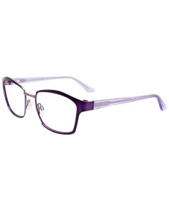 EASYCLIP EC497 Eyeglasses 080 Satin Violet & Shiny Light Violet 53mm
