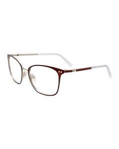 TWIST&CLIP CT267 Eyeglasses 010 Matt Brown & Silver 53mm