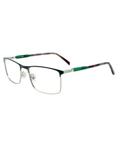 EASYCLIP EC554 Eyeglasses 060-Satin-Dark-Teal-&-Light-Green 50mm