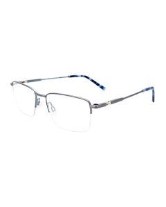 EASYCLIP EC560 Eyeglasses 020 Satin Light Steel & Satin Light Blue 53mm