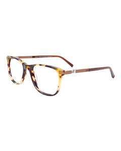 EASYCLIP EC555 Eyeglasses 010 Demi Amber & Matt Brown 48mm