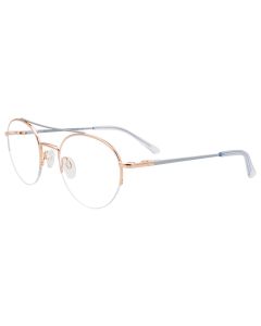 EASYCLIP EC574 Eyeglasses 010 Copper & Silver 49mm