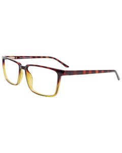 COOLCLIP CC847 Eyeglasses 010 Dark Demi Amber & Light Crystal Amber/Dark Amber 57mm