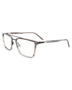 EASYCLIP EC606 Eyeglasses 020 Striped Grey & Black Grey 54mm