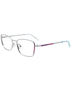 EASYCLIP EC607 Eyeglasses 050 Sh Lt Blue & Spark Purp & Pink 50mm