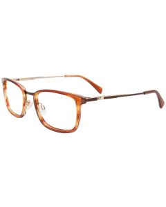 EASYCLIP EC617 Eyeglasses 010 Brown Havana 52mm
