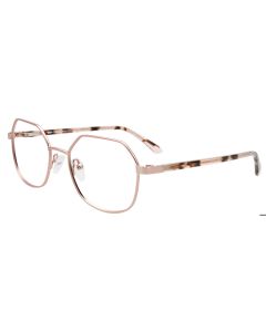 EASYCLIP EC665 Eyeglasses 015 Rose Gold Rose Tortoise 51mm