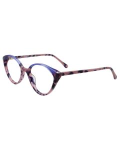EASYCLIP EC688 Eyeglasses 030 Pink Tortoise & Lilac 49mm