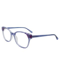 TAKUMI TK1299 Eyeglasses 050 Ultramarine & Crystal 52mm