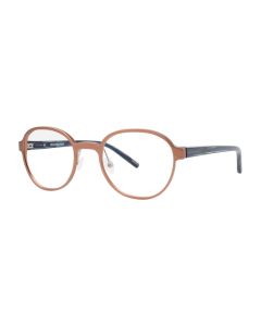Jhane Barnes (Closeout) Sphere Eyeglasses Brown 49mm