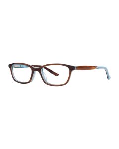 Kensie (Closeout) Surprise Eyeglasses Feathered Brown 45mm
