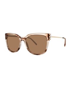 Vera Wang Camille Sunglasses Chiffon-Tortoise 55mm