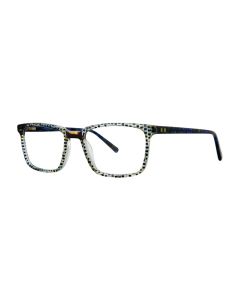 Jhane Barnes Colormap Eyeglasses Blue-Check 53mm