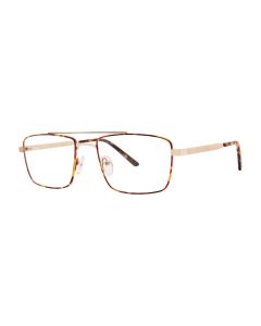 Comfort Flex Norman Eyeglasses Gold-Tortoise 57mm