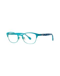 Lilly Pulitzer (Closeout) Bailor Eyeglasses Teal 46mm