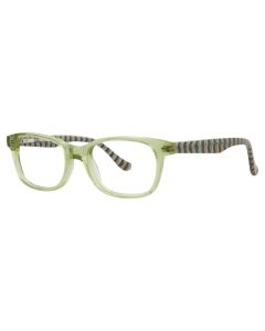 Kensie (Closeout) Stripes Eyeglasses Lime 45mm