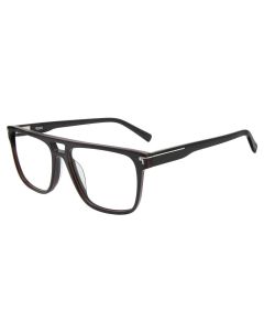 TUMI OPTICAL VTU515 Eyeglasses BLACK-RED-02KJ 55mm