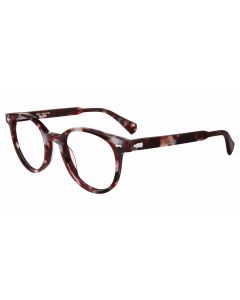 JOHN VARVATOS OPTICAL VJV434 Eyeglasses BURGUNDY-HAVANA-0BUH 48mm