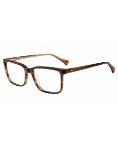 JOHN VARVATOS STAR USA OPTICAL VJVC021 Eyeglasses BROWN-HORN-0BRH 54mm