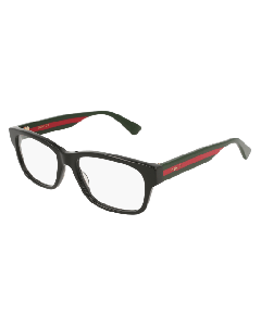 Gucci GG0343O Eyeglasses 007 BLACK 57mm