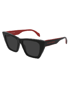 Alexander-McQueen AM0299S Sunglasses 003 BLACK 54mm