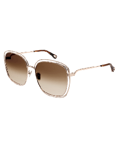Chloé CH0077SK Sunglasses 002 GOLD 58mm