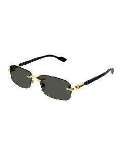 Gucci GG1221S Sunglasses 001 GOLD 56mm