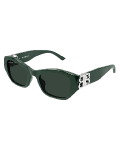 Balenciaga BB0311SK Sunglasses 004 GREEN 53mm