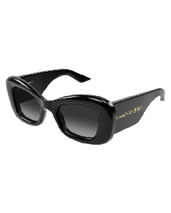 Alexander-McQueen AM0434S Sunglasses 001 BLACK 50mm