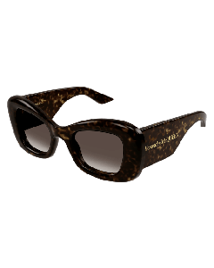 Alexander-McQueen AM0434S Sunglasses 002 HAVANA 50mm