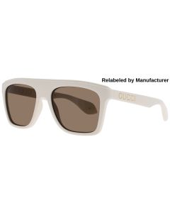 Gucci GG1570S-003-RELABELED Sunglasses WHITE 55mm