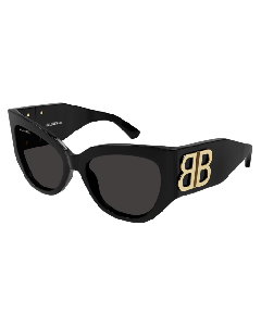 Balenciaga BB0322S Sunglasses 002 BLACK 55mm