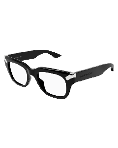 Alexander-McQueen AM0443O Eyeglasses 001 BLACK 51mm