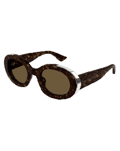 Alexander-McQueen AM0445S Sunglasses 002 HAVANA 51mm