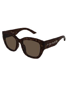 Alexander-McQueen AM0451SA Sunglasses 002 HAVANA 55mm